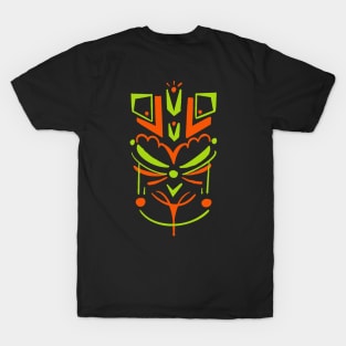 Street art X Tribal art, tiki mask T-Shirt